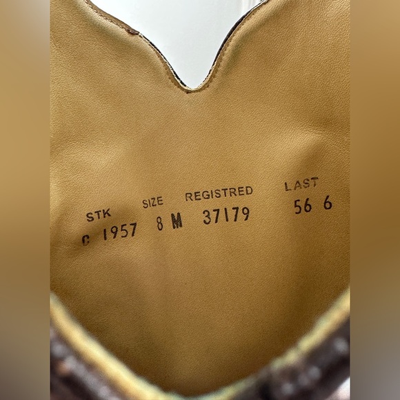 Corral chocolate black vintage goat overlay pointed toe cowgirl boots size 8M - Picture 8 of 8